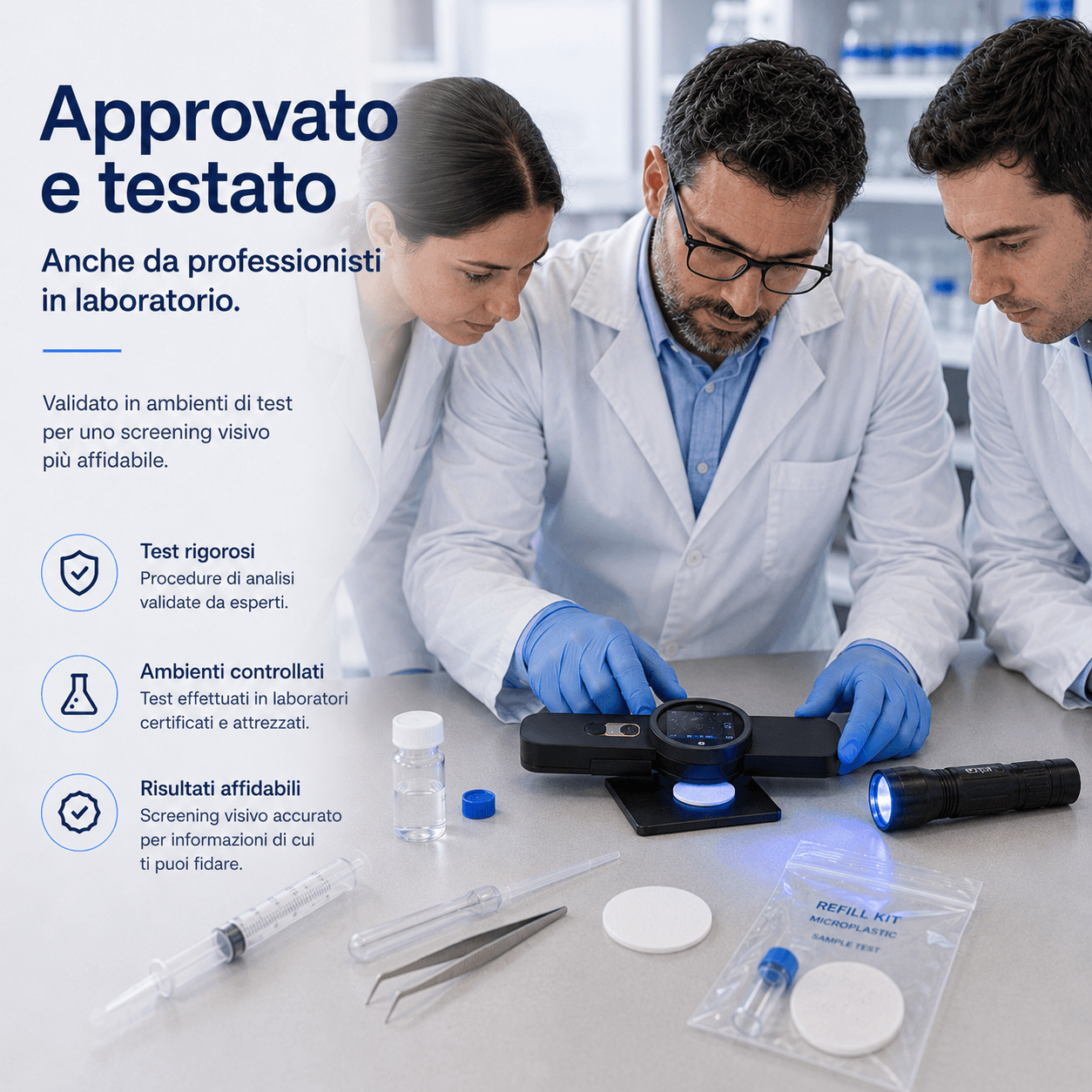 MP SCAN in un contesto professionale di laboratorio